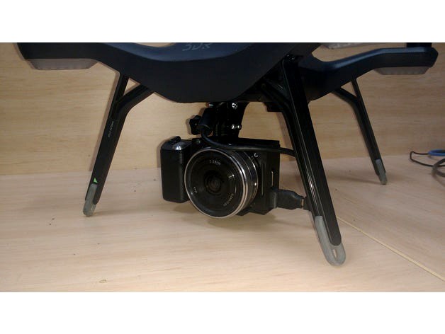 Sony NEX-5 mount for 3DR Solo by orient