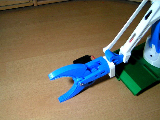 90° Adapter Mantisgripper/Robotarm by Runkel