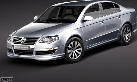Volkswagen Passat B6 BlueMotion3d model