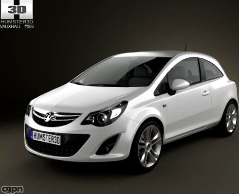 Vauxhall Corsa 3door 20113d model