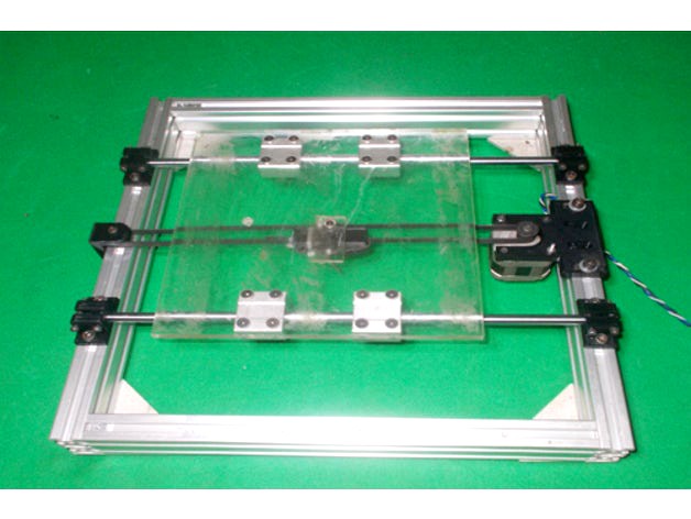 084-3D Printer DIY Linear Motion Guide X Y Axis Frame Homemade Laser CNC Router Drill Milling  by doitverything