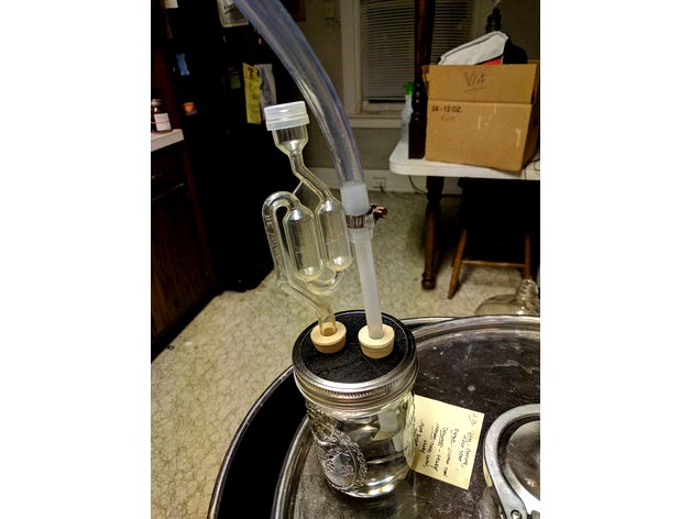 Mason Jar Blowoff Assembly by snowveil