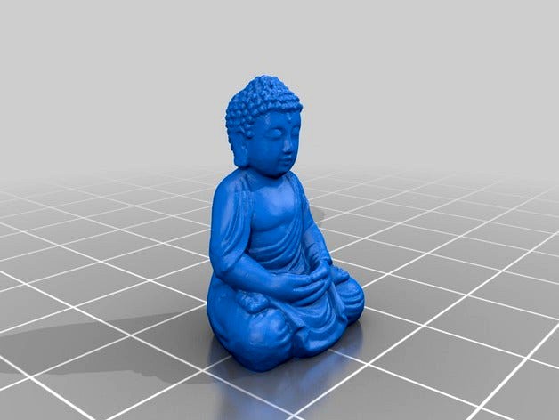 Sitting Buddha by LuluSupreme