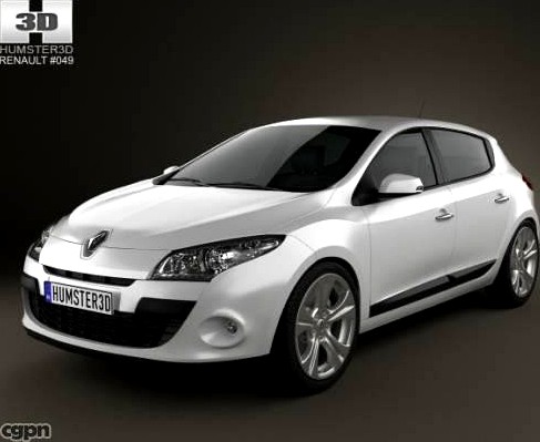 Renault Megane hatchback 20113d model