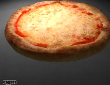 Brooklyn Style Cheese Pizza Pie3d model