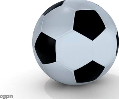 Soccer ball mapped3d model