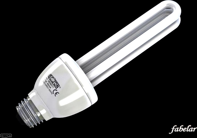 Energy saving bulb3d model