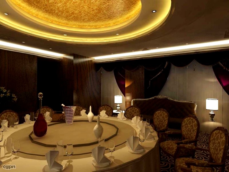 Restaurant Space 0803d model