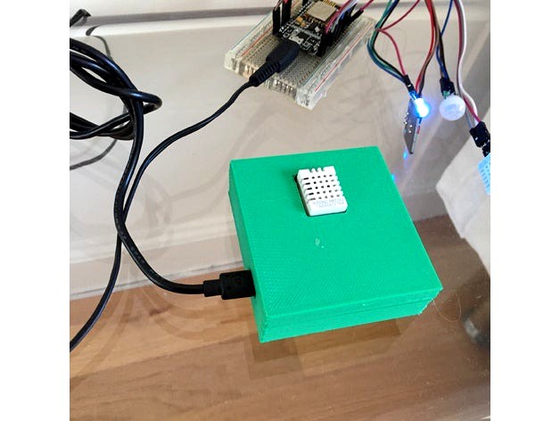 ESP8266 DHT22 sensor enclosure by revz