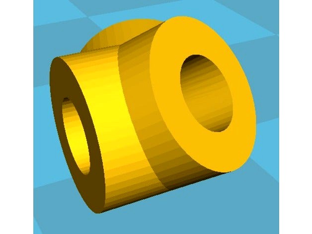 Vertex Connector for Truncated Icosahedron (soccer ball shape) by rrsquez