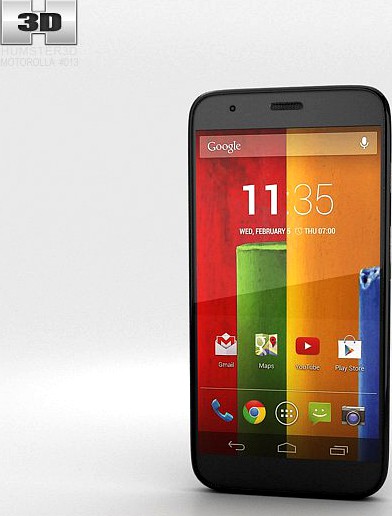 Motorola Moto G Black3d model