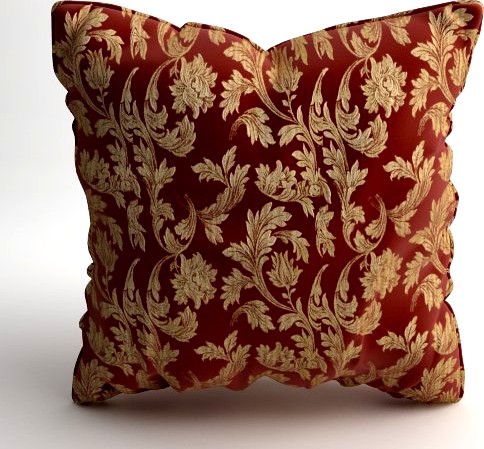 Satin Throw Pillow 23d model