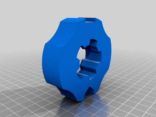 Somfy Helios 30/17 crown- and tube adapter by eriksogge