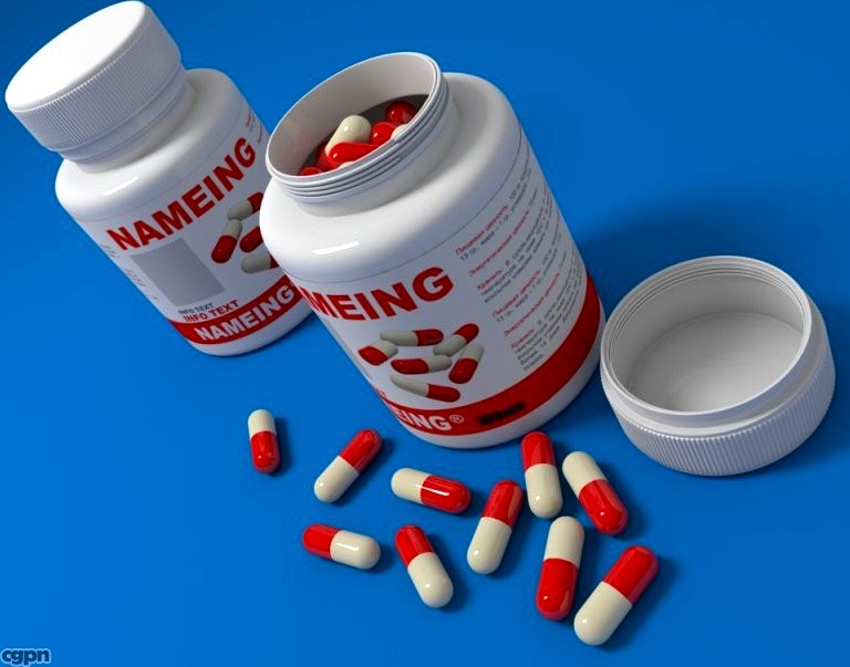 Tablet Bottle3d model