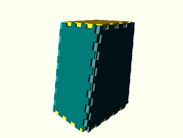 Box met schuine kant, somewhat parameterized by Lukelectro