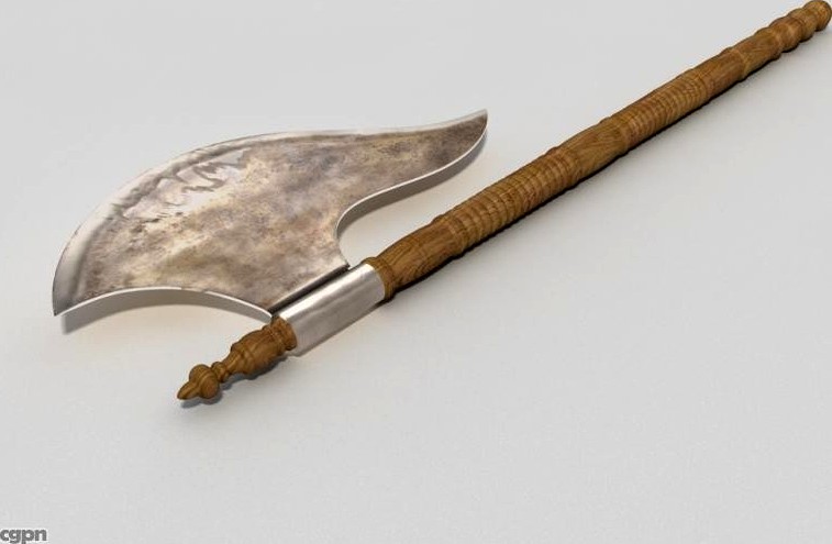 AXE BEARDED3d model