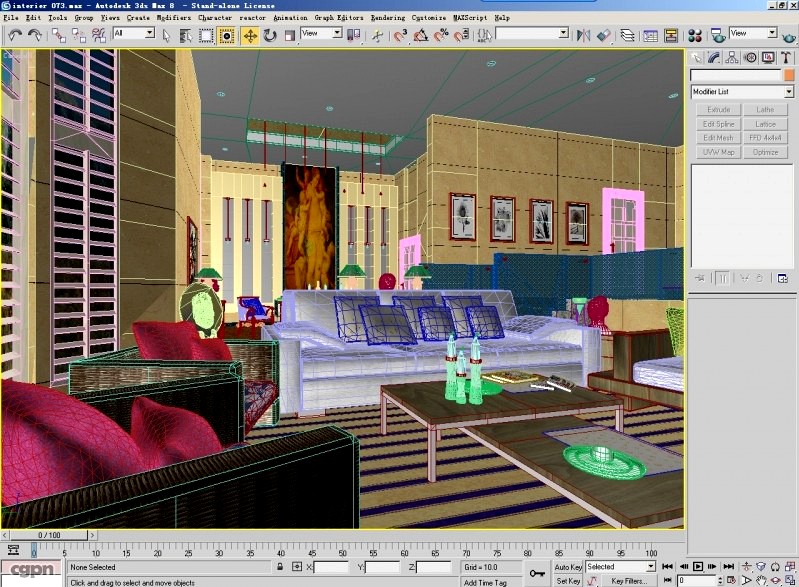 Interior 0733d model