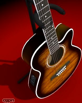 Guitar3d model