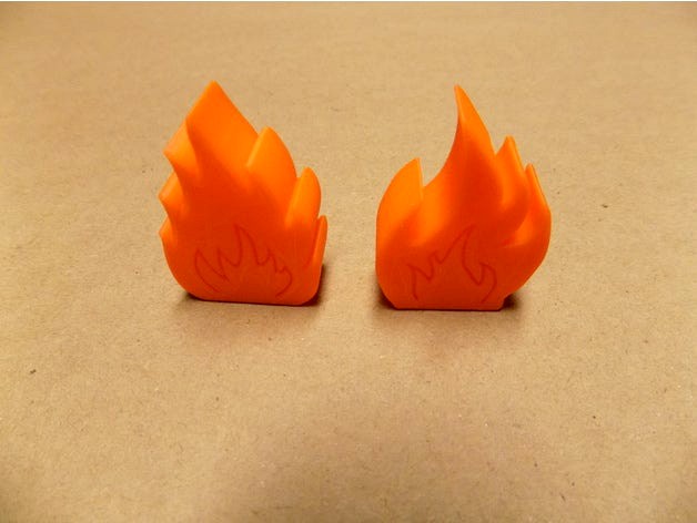Flame Game Pieces by BrayChristopher