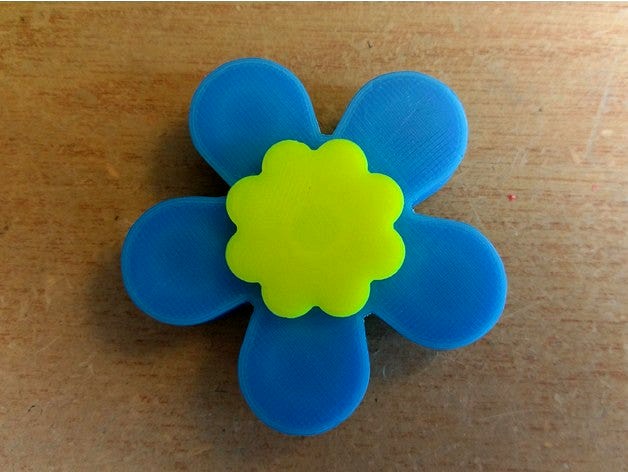 Fidget Flower with bearing re-done by jeffglancy