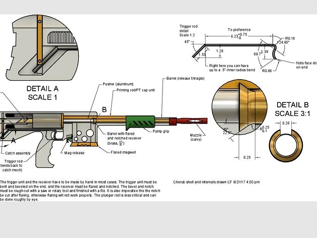 Cherub "curvy" Nerf blaster by flemdogmillionaire