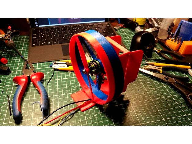 Airboat propulsion and steering  by DzikuVx