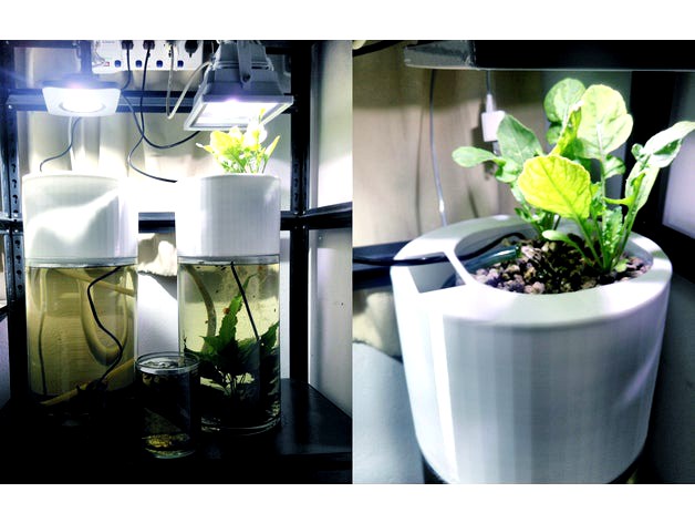 Tabletop Aquaponics System  by ProgressTH