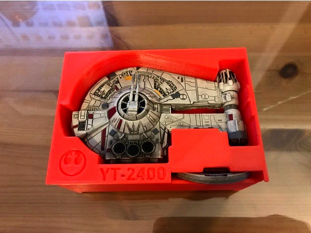 YT-2400 Holder (X-Wing Miniatures) for Stanley Organizer by Lord_Dworkin
