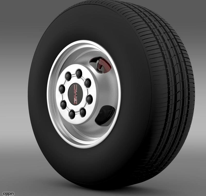 GMC Sierra 3500HD 2008 wheel3d model