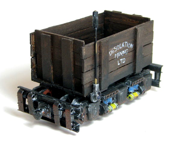 Mine Trolley for Stop Motion by BouncyMonkey