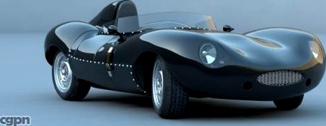 Jaguar XKD3d model