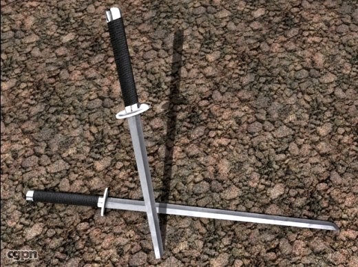 Twin Blades3d model