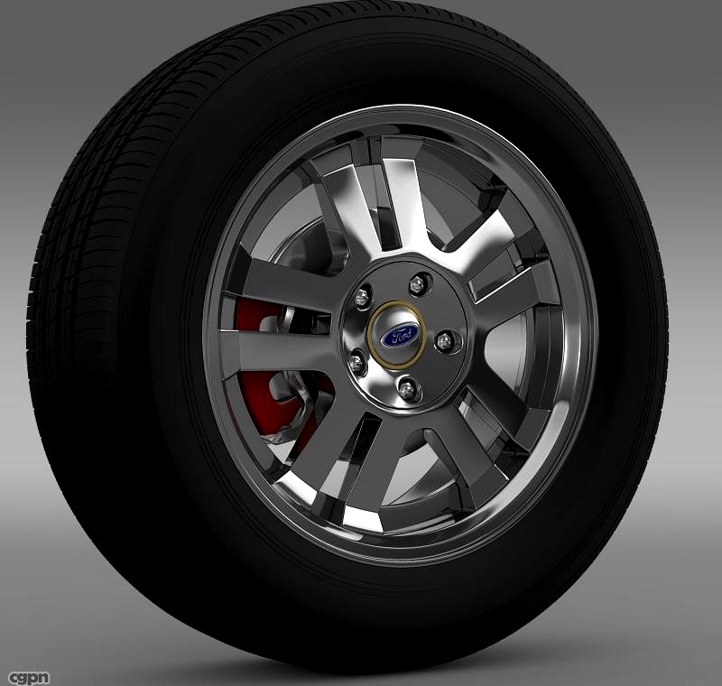 Ford Mustang GT 2005 wheel3d model