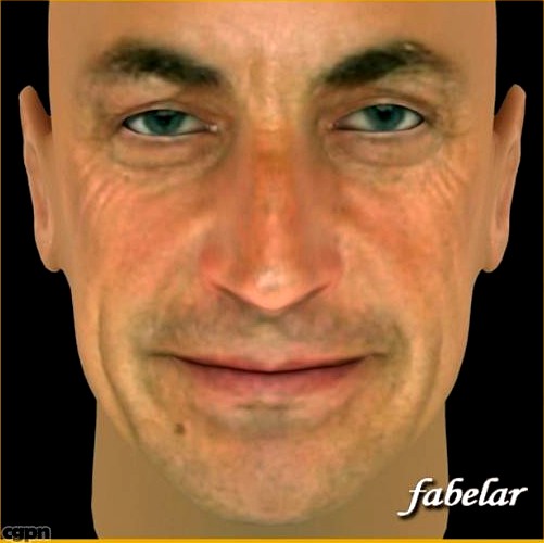 Nicolas Sarkozy3d model