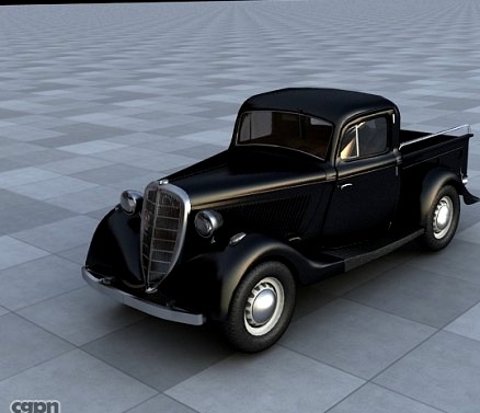 GAZ M415 Pickup3d model