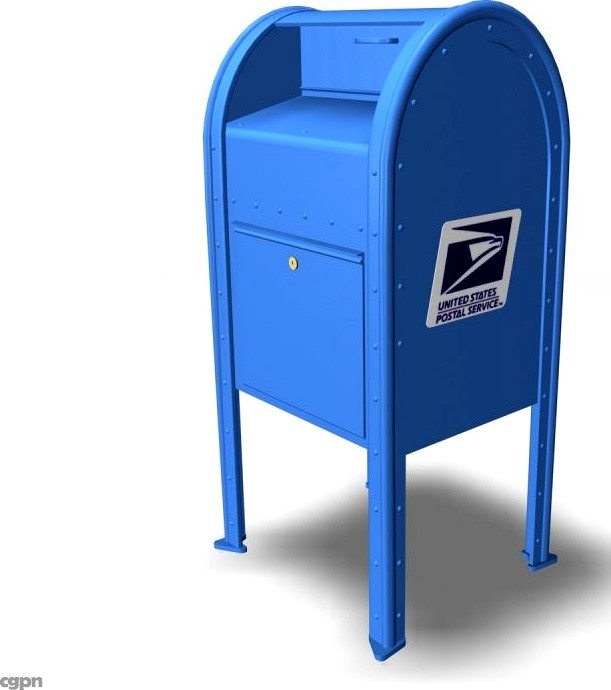 mail box120113d model