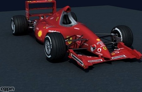 formula car3d model