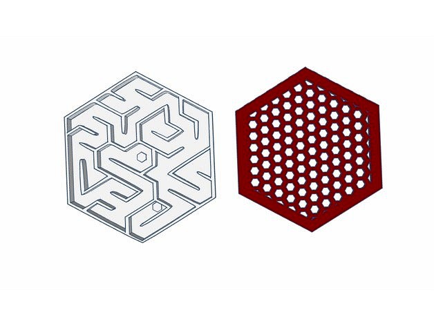 Mini marble maze + Keychian Version by Flowr