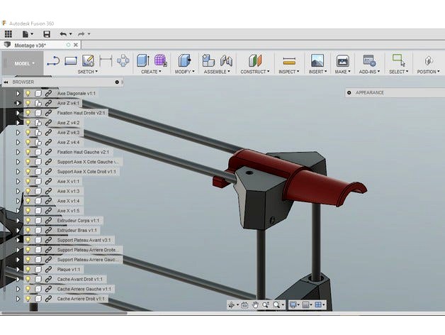 Support Bobine Filament by DEFIBANE