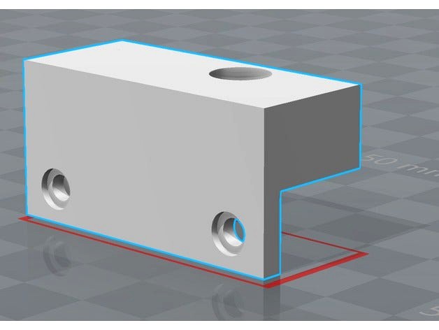 Hictop Bowden Hotend Threaded Mount by jkminns