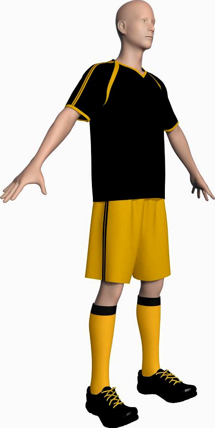 Soccer Uniform3d model