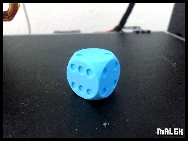 classic dice 20mm by Malek_