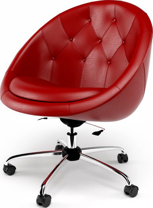 Swivel Chair Red3d model