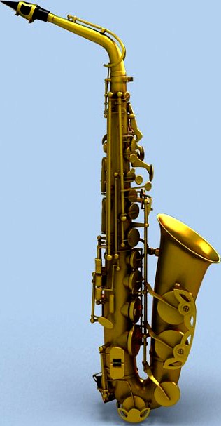 Saxophone3d model