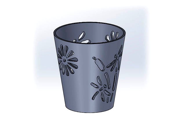 Vaso para vela ambiente by visentre