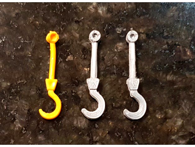 Matchbox car tow hook by Udders