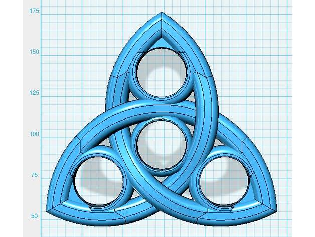 Celtic Knot Fidget Spinner V2 by JayDezi