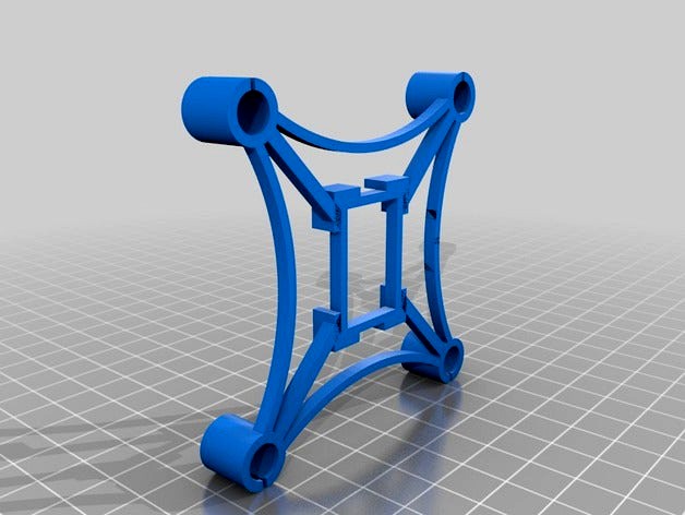 Simple Micro Quad Frame  by ydrubins