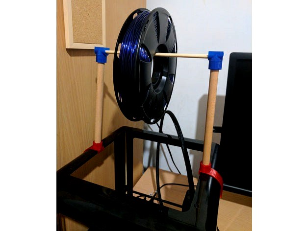 M3D Pro Spool Holder (Customizable) by urish