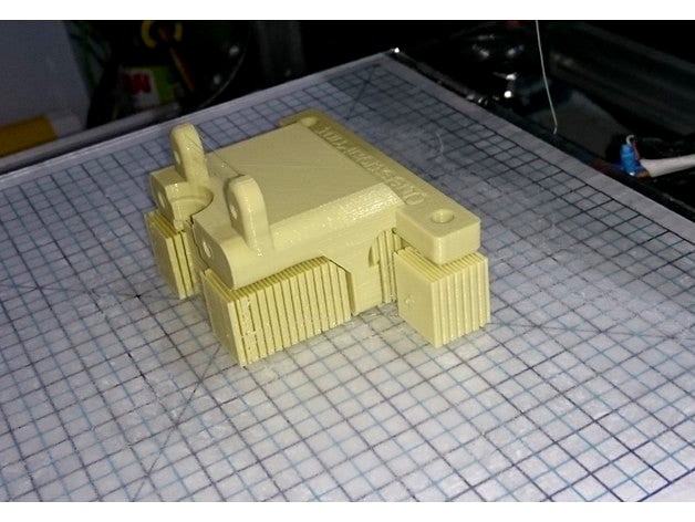 e3d V5 mount for 3drag k8200 by Pietro92